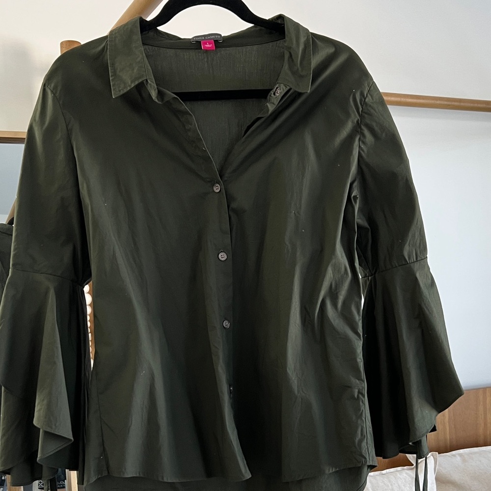 Elegant Olive/Army Green Women's Top